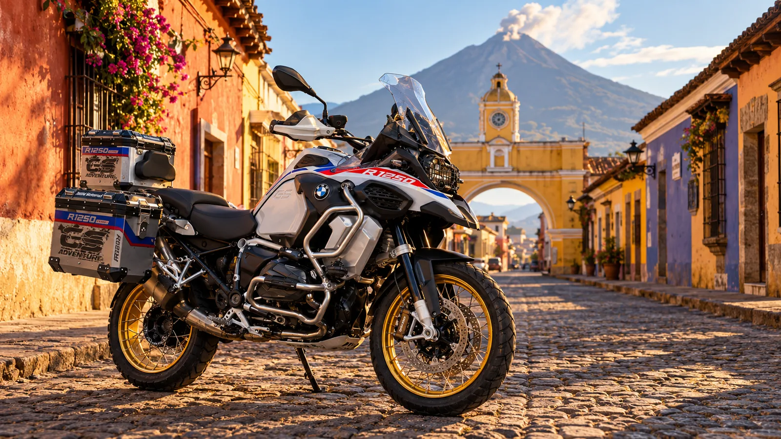 Antigua na Guatemala, trecho da Rodovia Pan-Americana na América Central