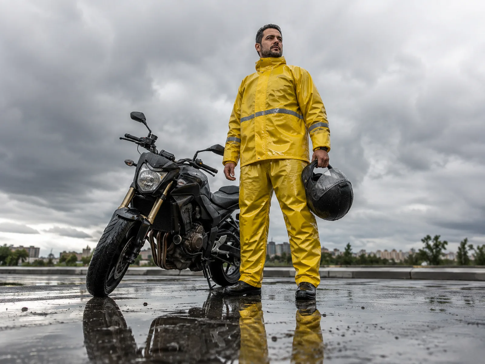 Capa de Chuva para Motoqueiro: Guia Completo para Escolher a Ideal 3 Capa chuva conjunto duas pecas motociclista