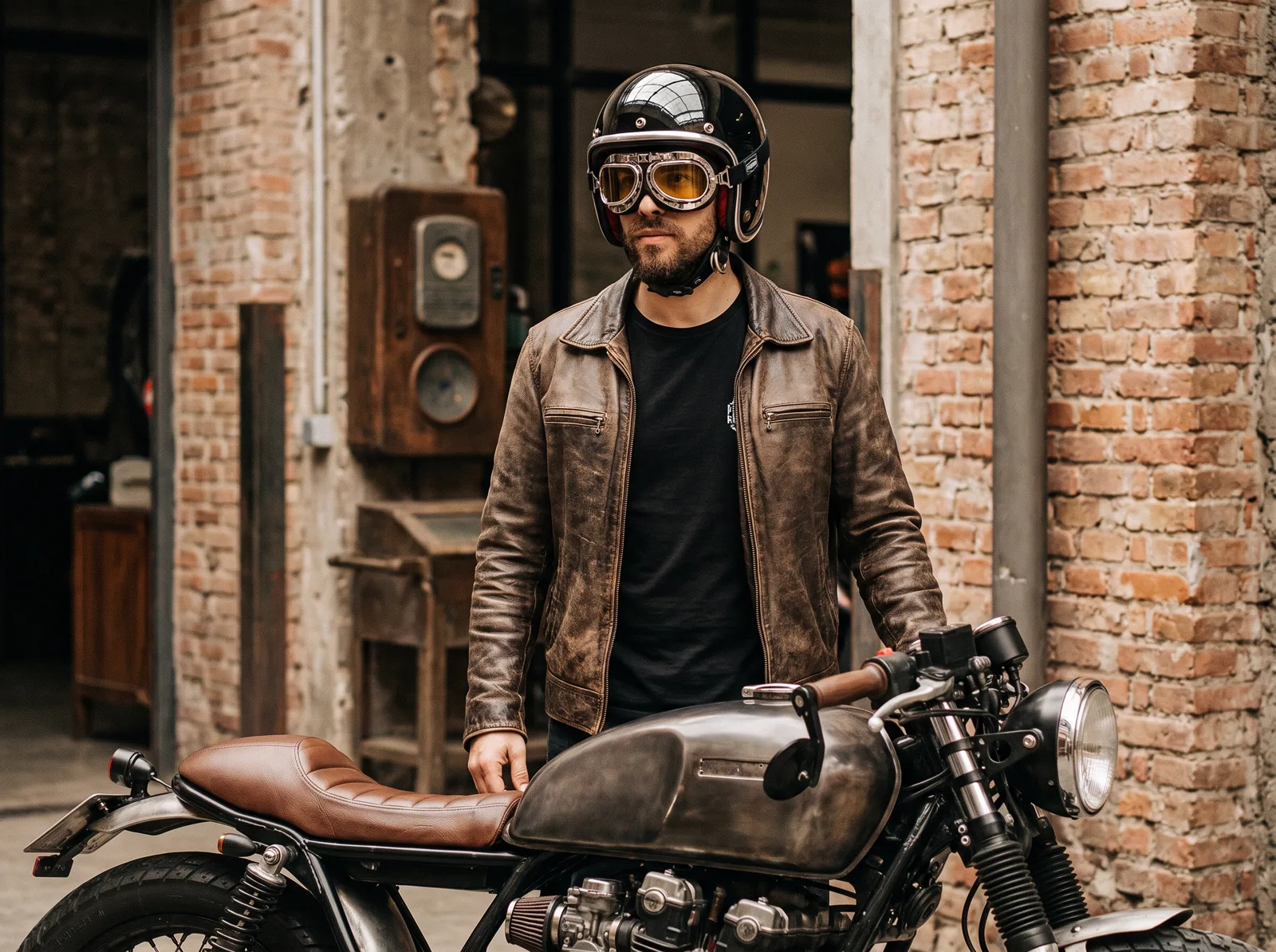 Óculos para Motociclista: 7 Melhores Modelos para Rodar com Segurança 17 óculos para motociclista Milhawk Round Heritage estilo vintage