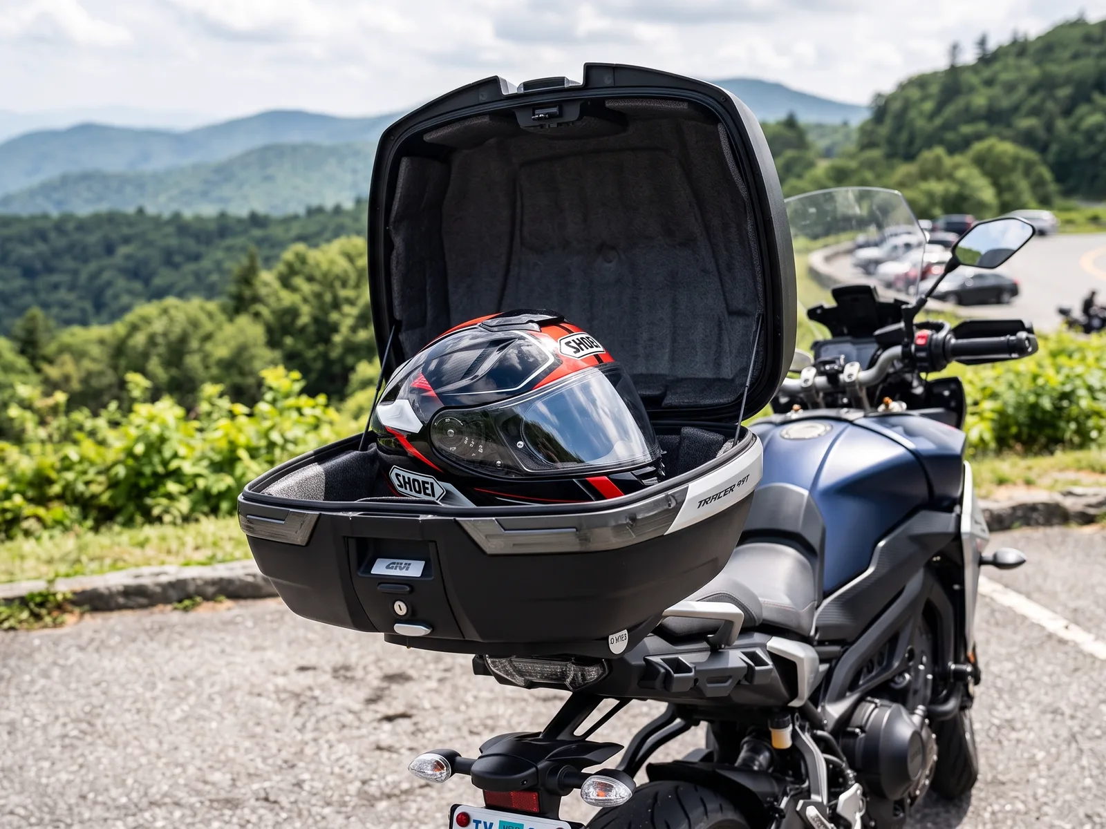 Top case para moto